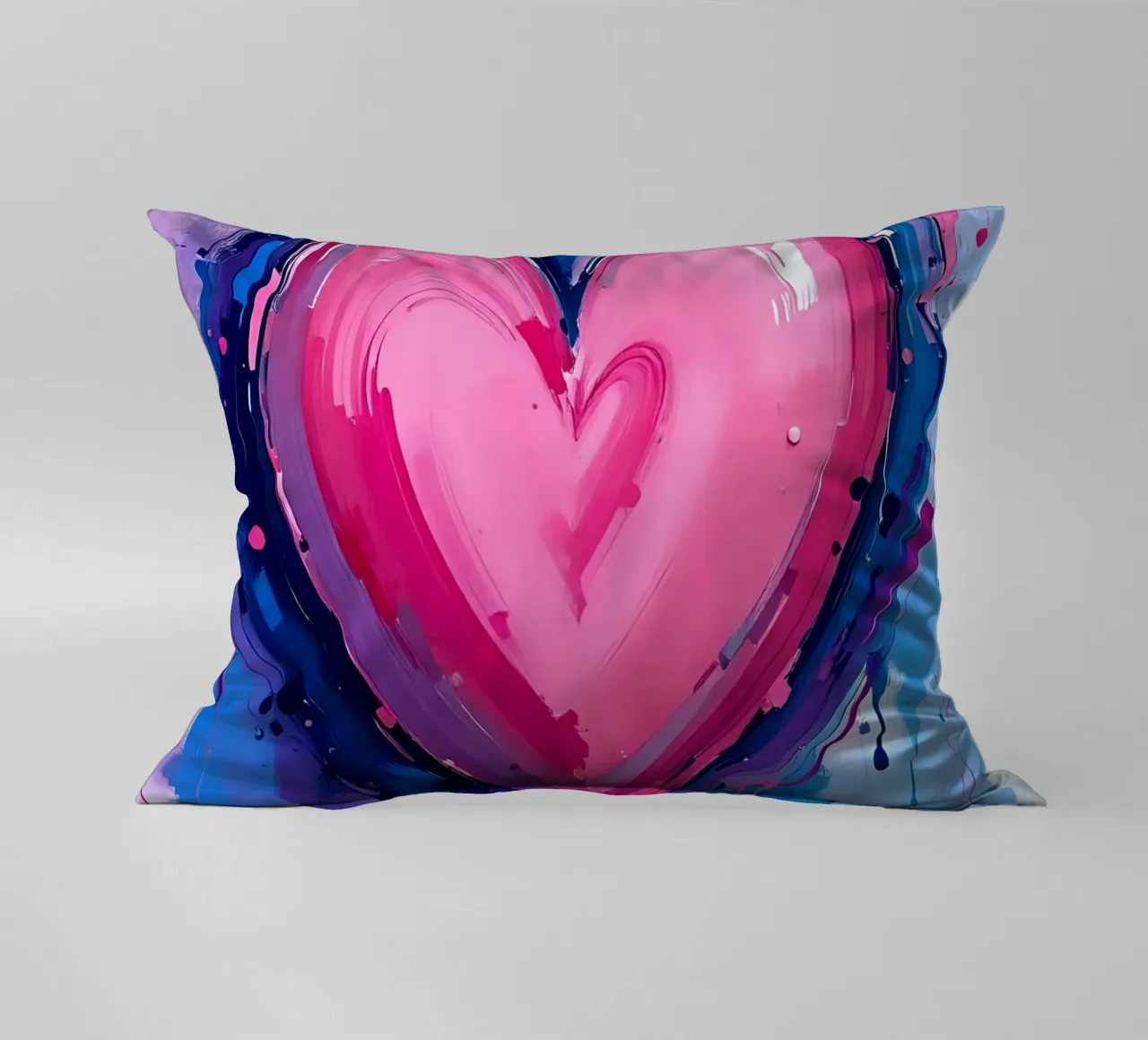 cuore_blu_rosa_viola_5 cuscino da Pink- und LoveArt by LK