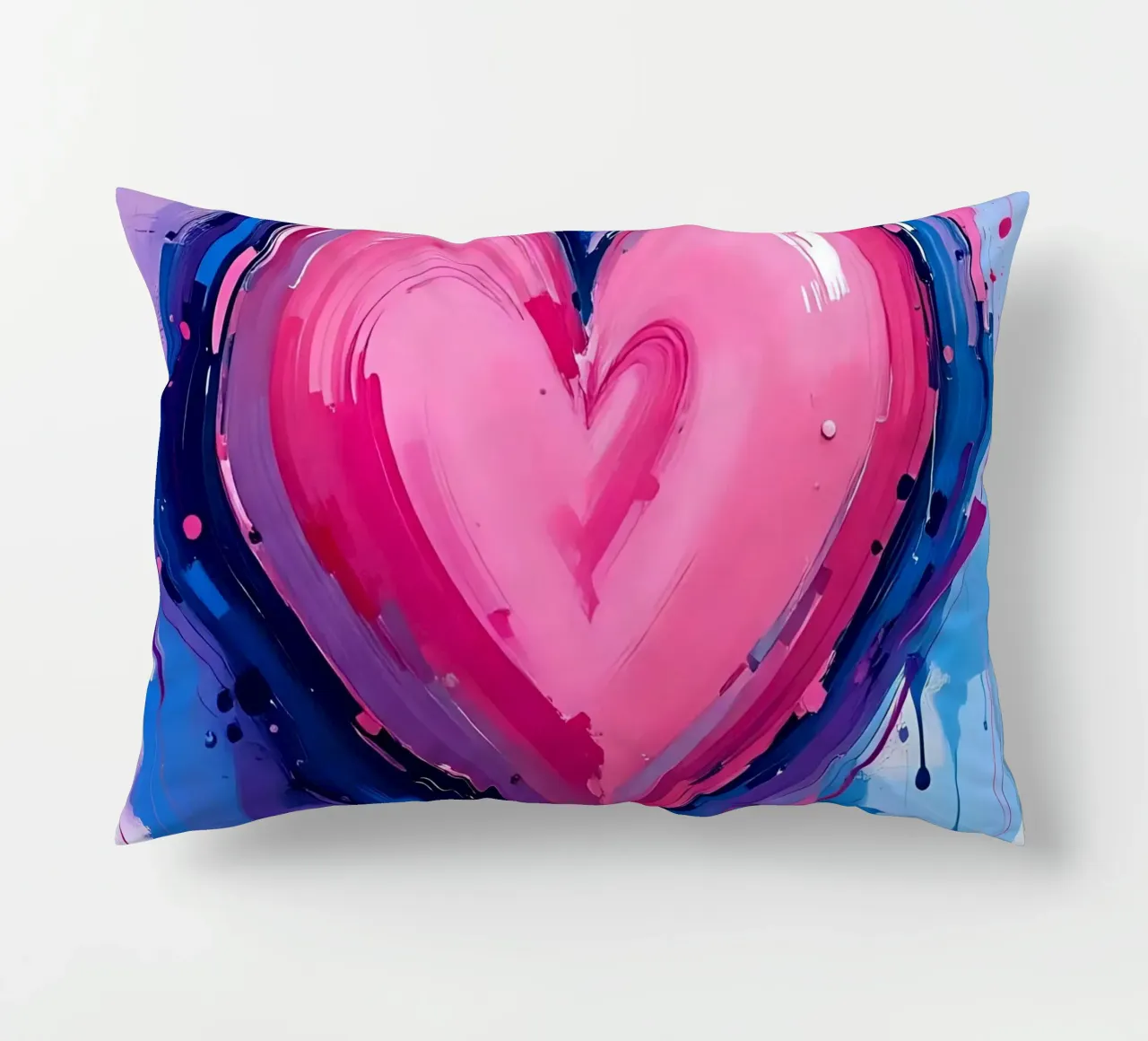 cuore_blu_rosa_viola_5 cuscino da Pink- und LoveArt by LK