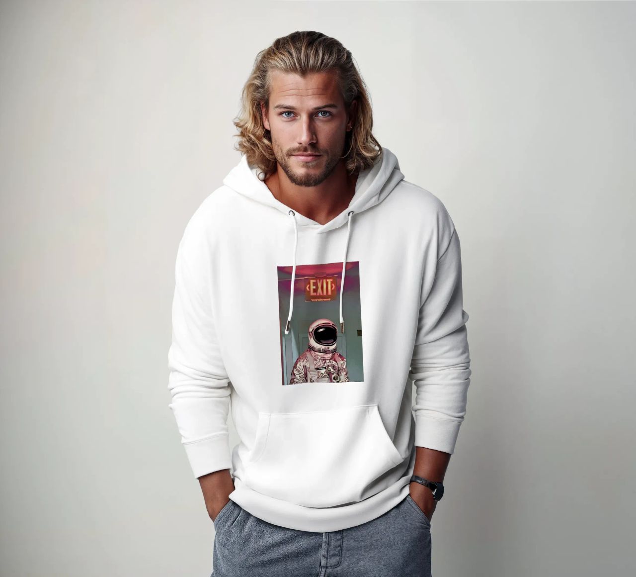Exit felpa con cappuccio da Scott Listfield