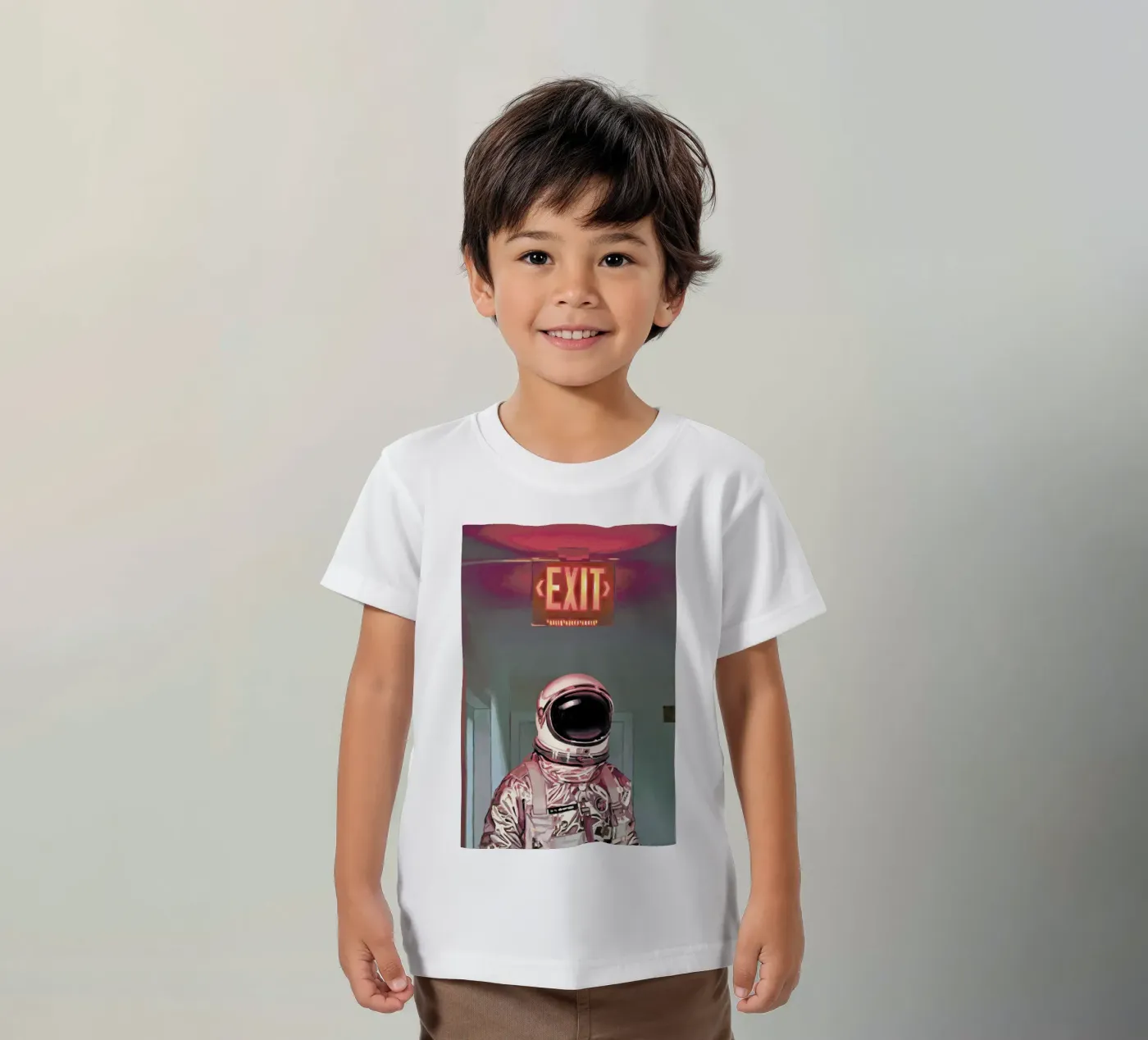 Exit kinder t-shirt van Scott Listfield