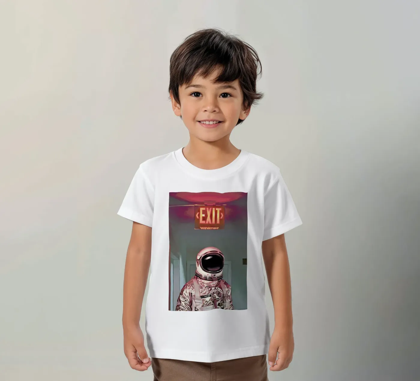 Exit kinder t-shirt van Scott Listfield
