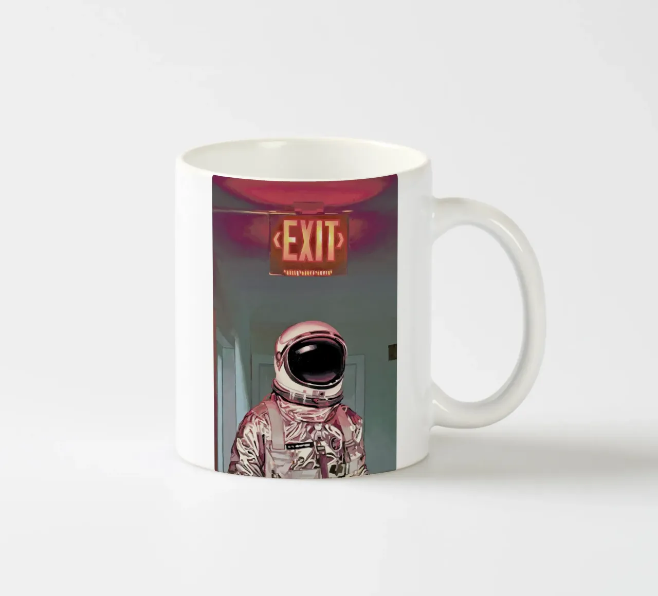 Exit mug en céramique de Scott Listfield