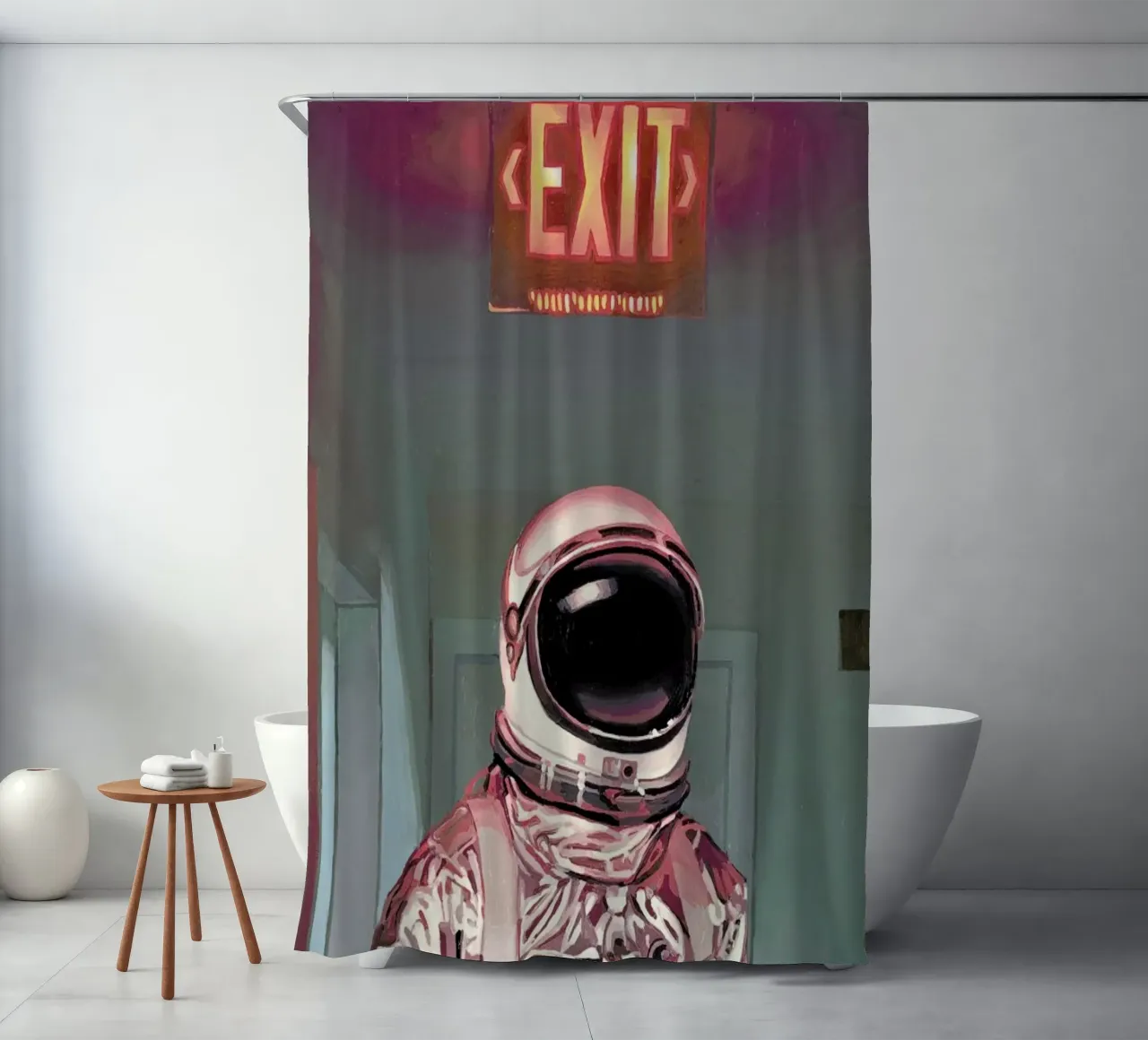 Exit douchegordijn van Scott Listfield