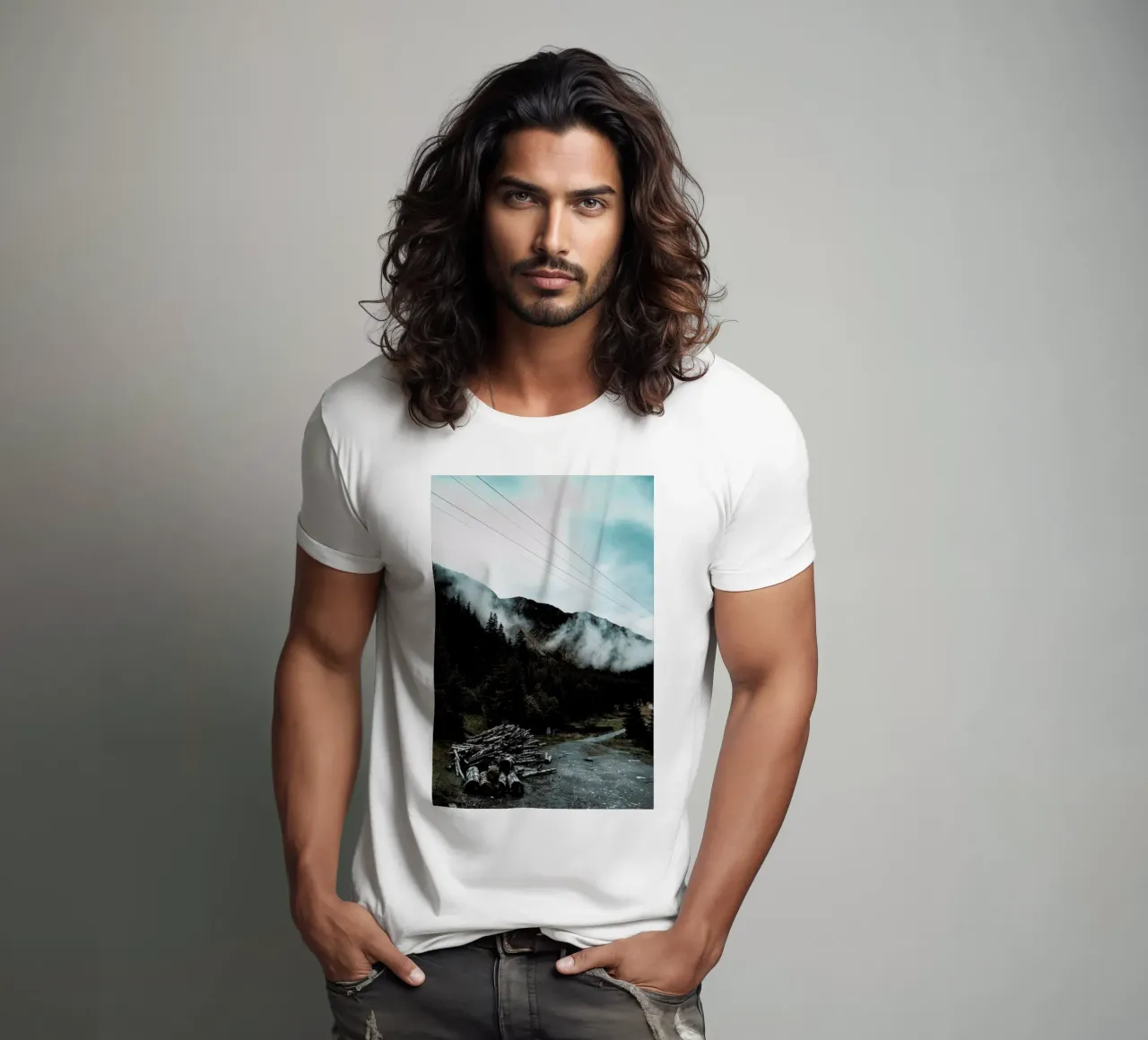 Hazy Mornings t-shirt da Sebastian Hilgetag