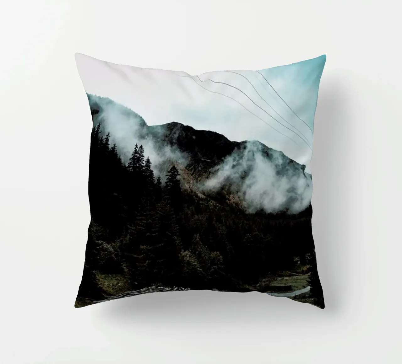 Hazy Mornings cuscino da Sebastian Hilgetag