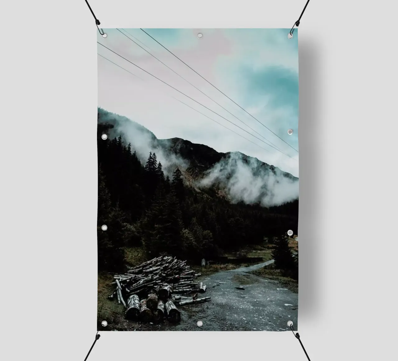 Hazy Mornings telo in pvc da Sebastian Hilgetag