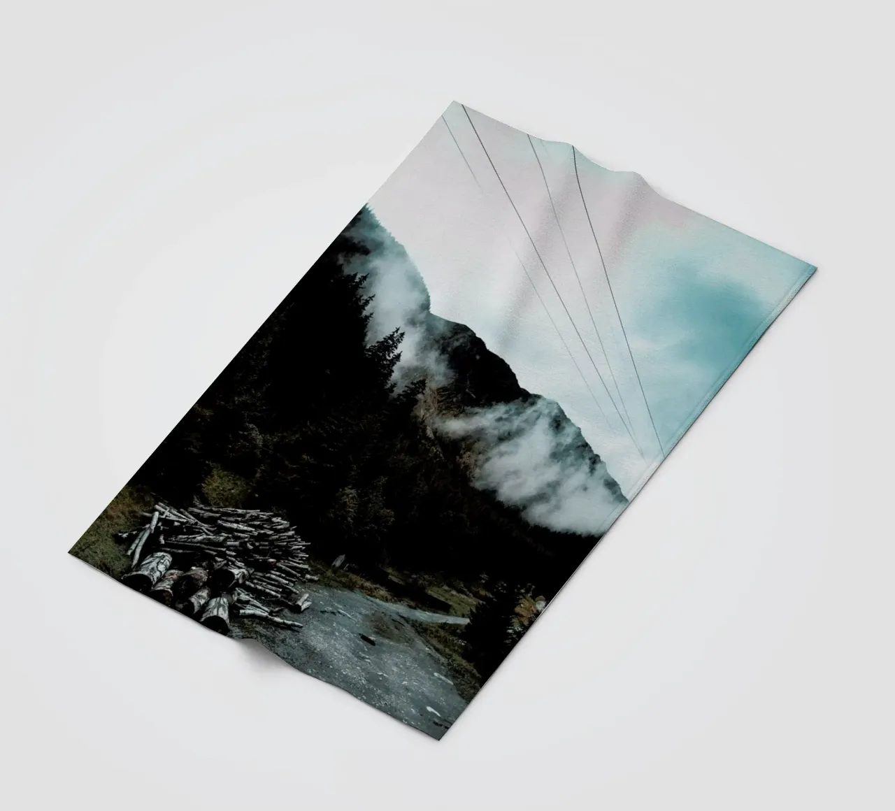Hazy Mornings coperta in pile da Sebastian Hilgetag