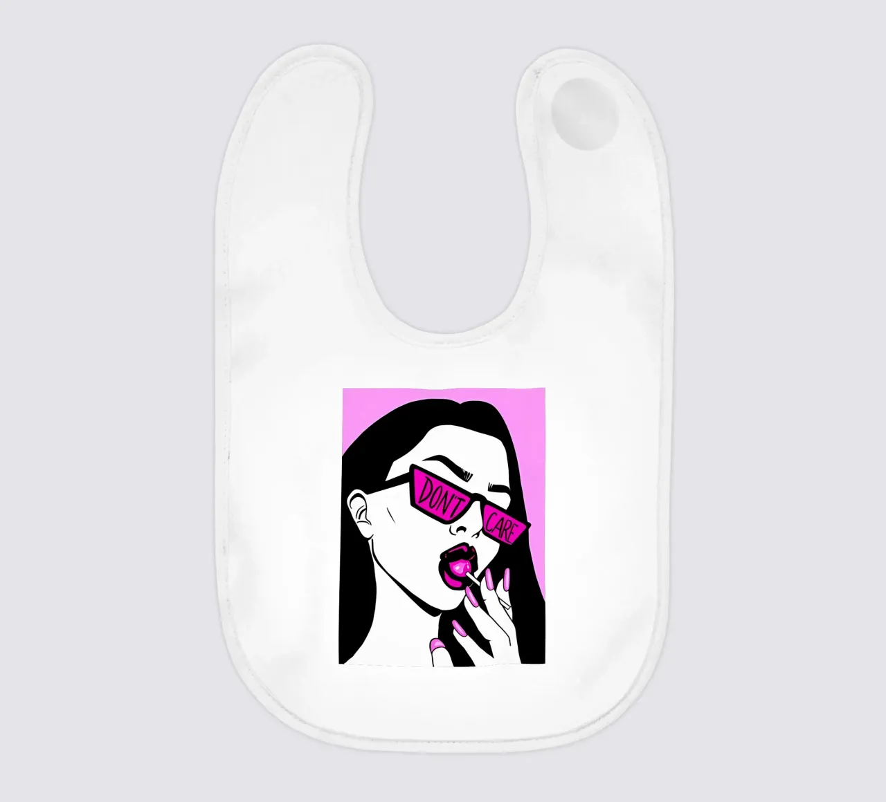 Minimalist Art Poster 596 baby bib by ahmiaLodri