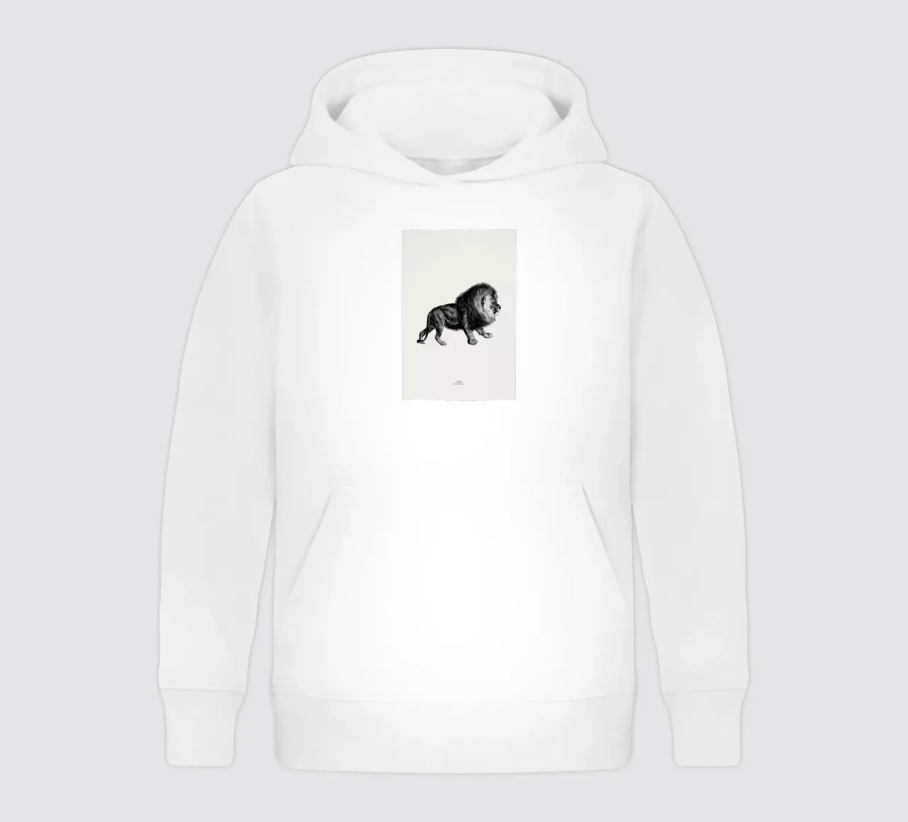 Lion kids hoodie by Flora & Fauna