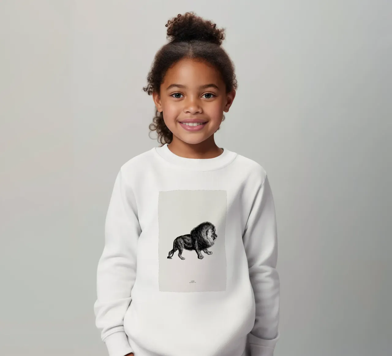 Lion kids sweatshirt by Flora & Fauna
