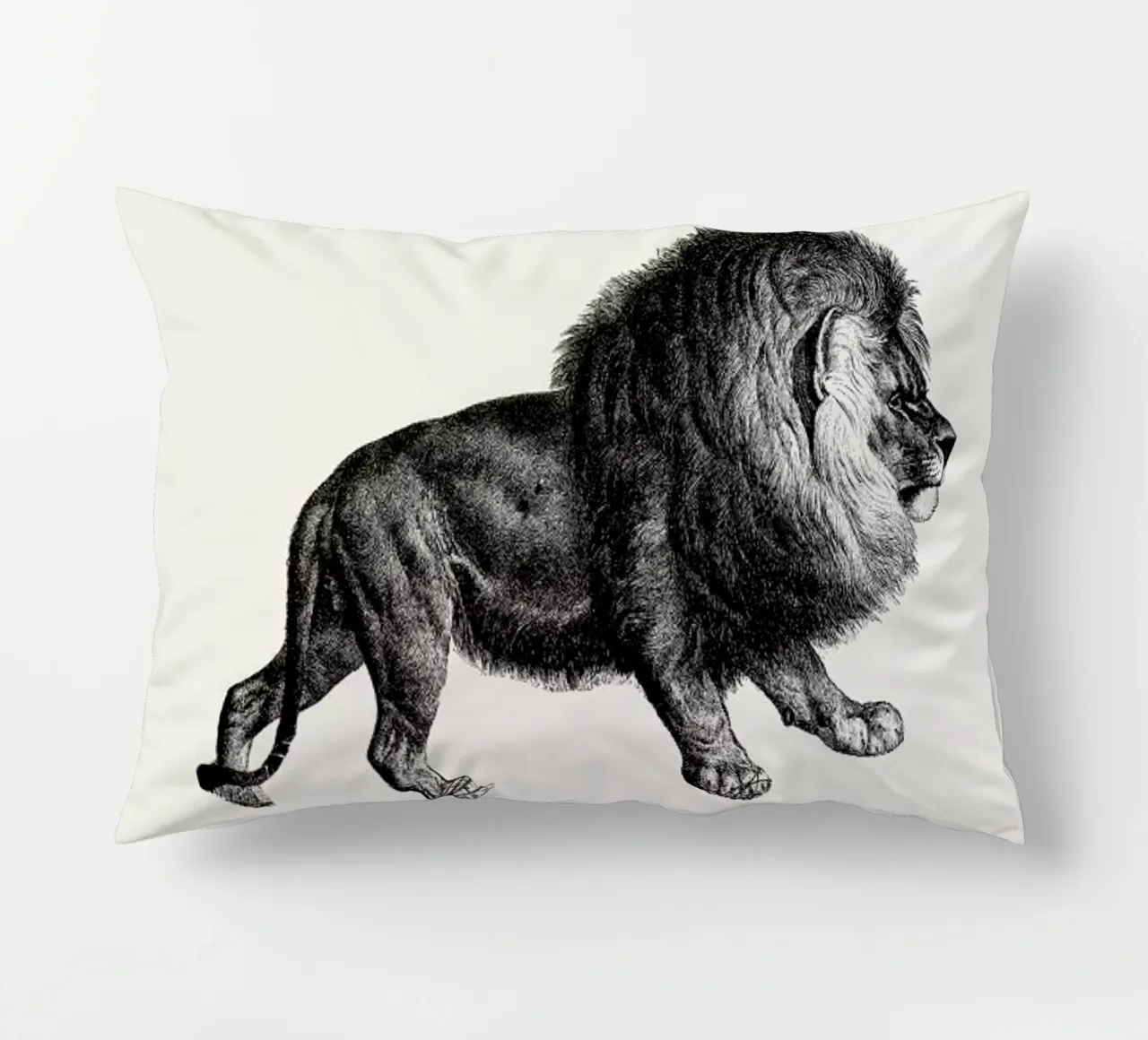 Lion decorative cushion by Flora & Fauna