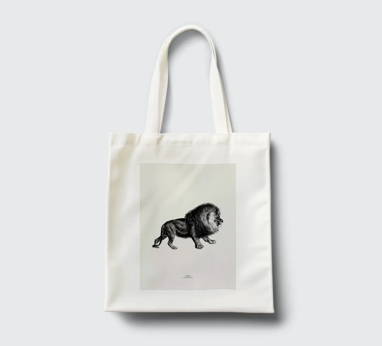 Lion tote bag by Flora & Fauna