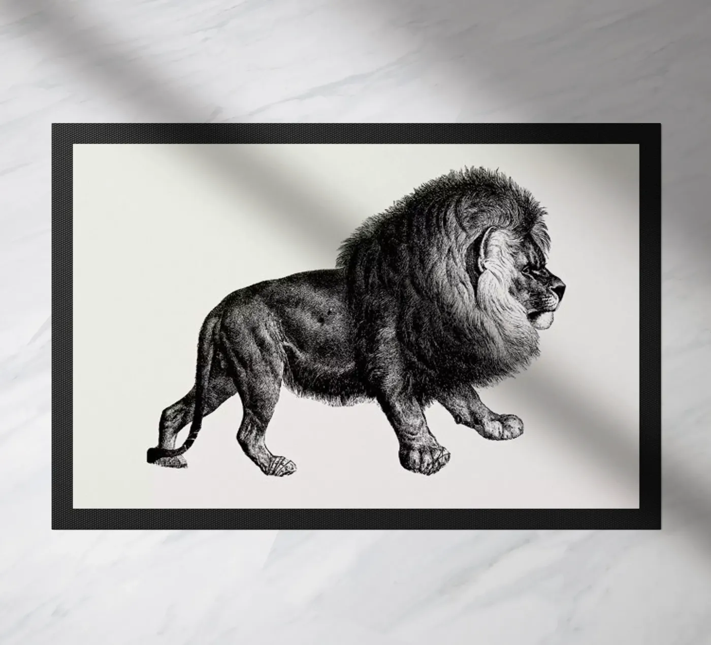 Lion doormat by Flora & Fauna