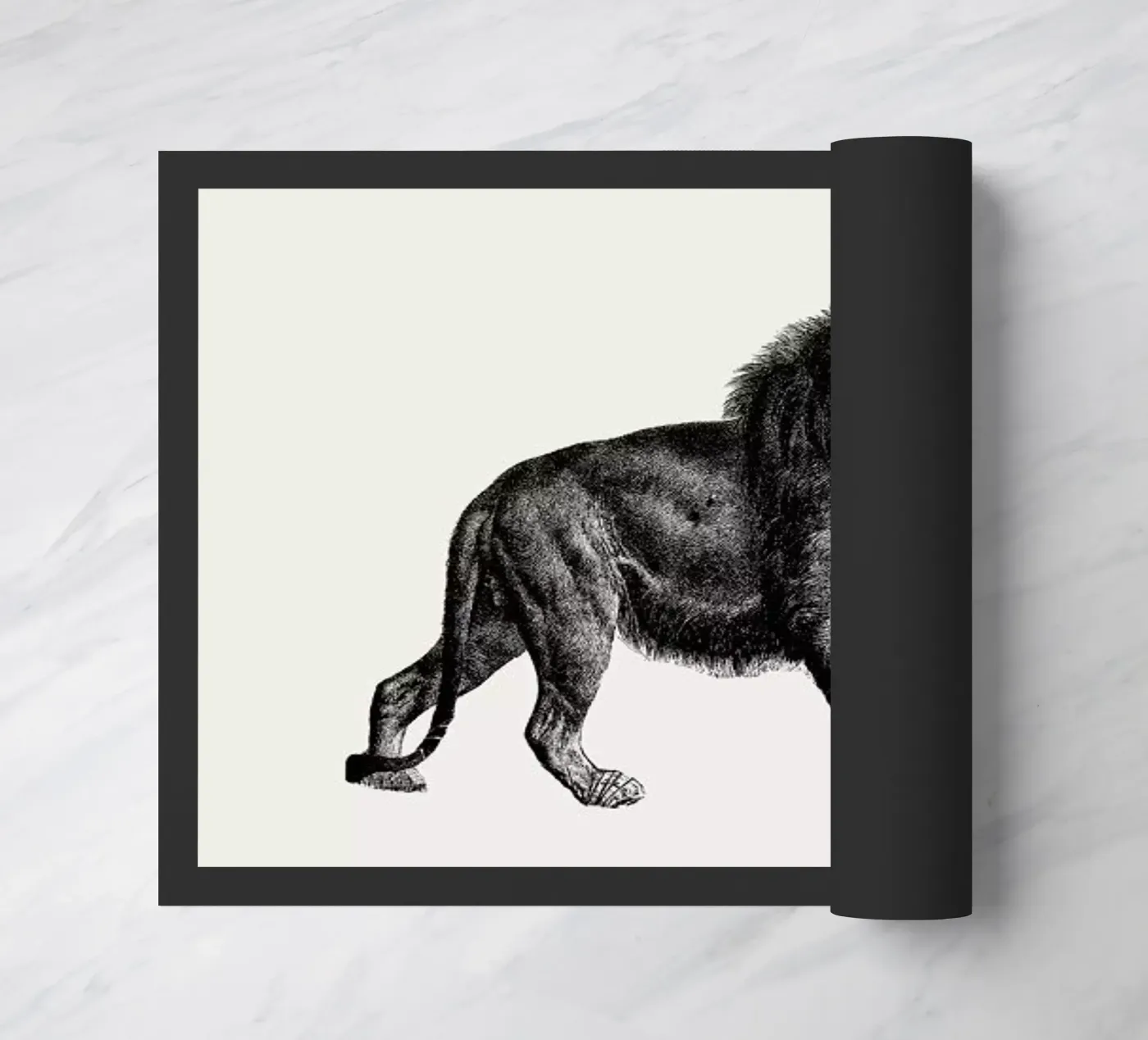 Lion doormat by Flora & Fauna