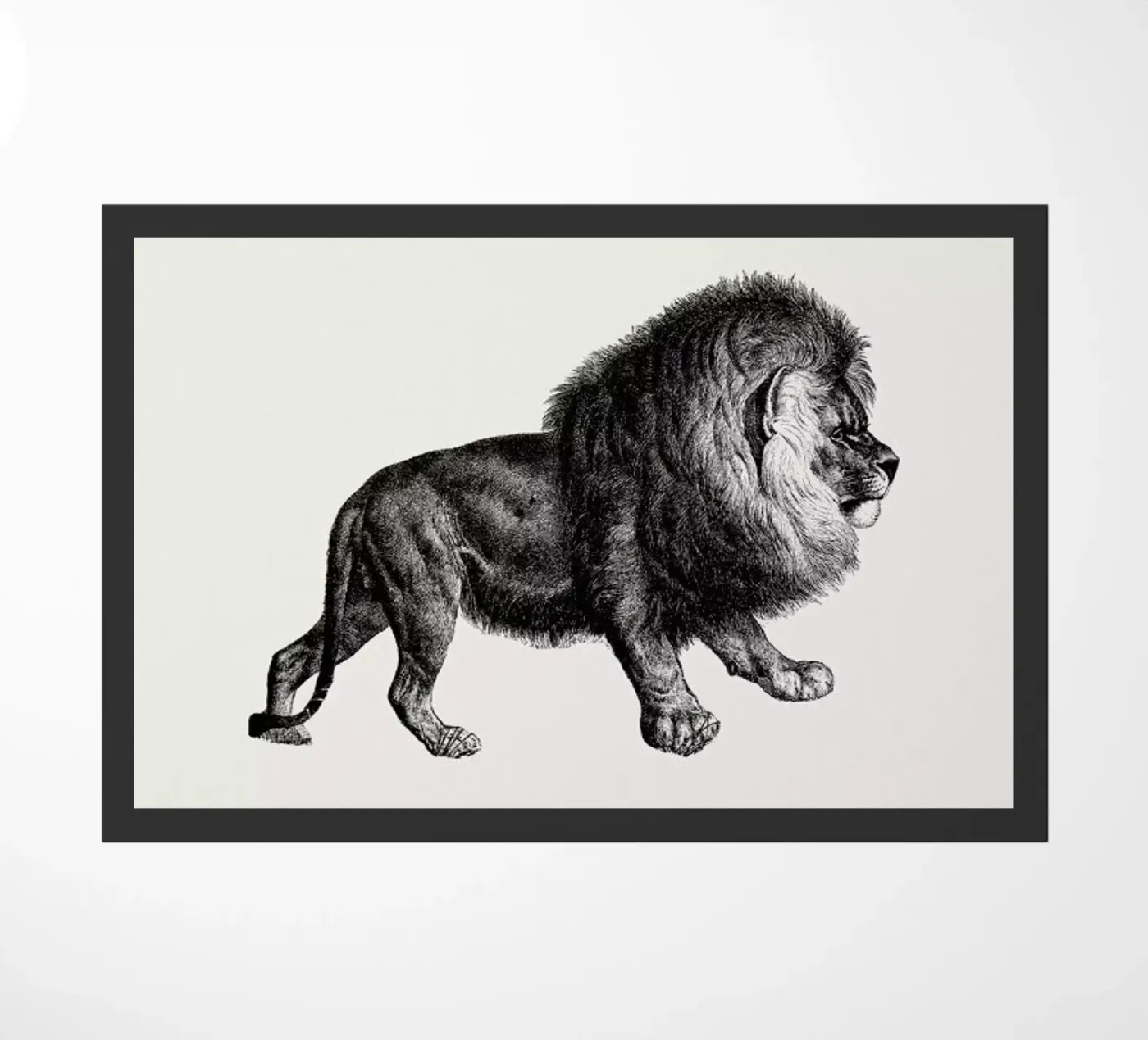 Lion doormat by Flora & Fauna
