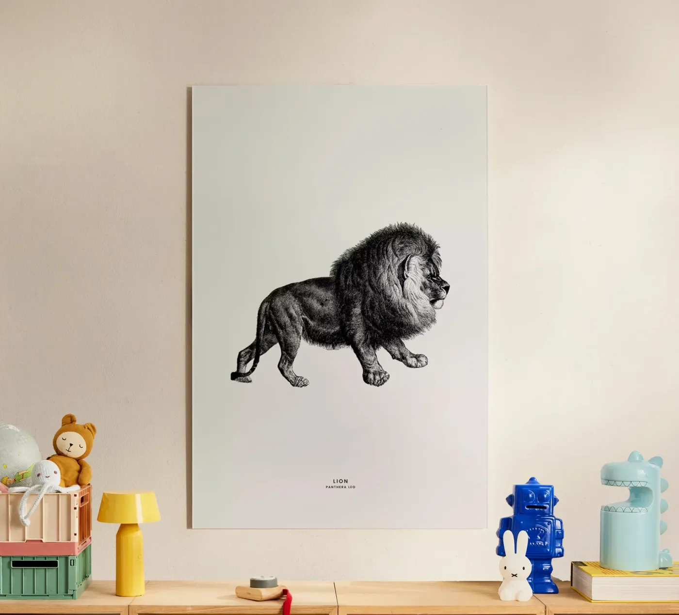 Lion plexiglas de Flora & Fauna