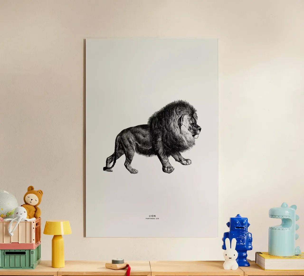 Lion plexiglass da Flora & Fauna