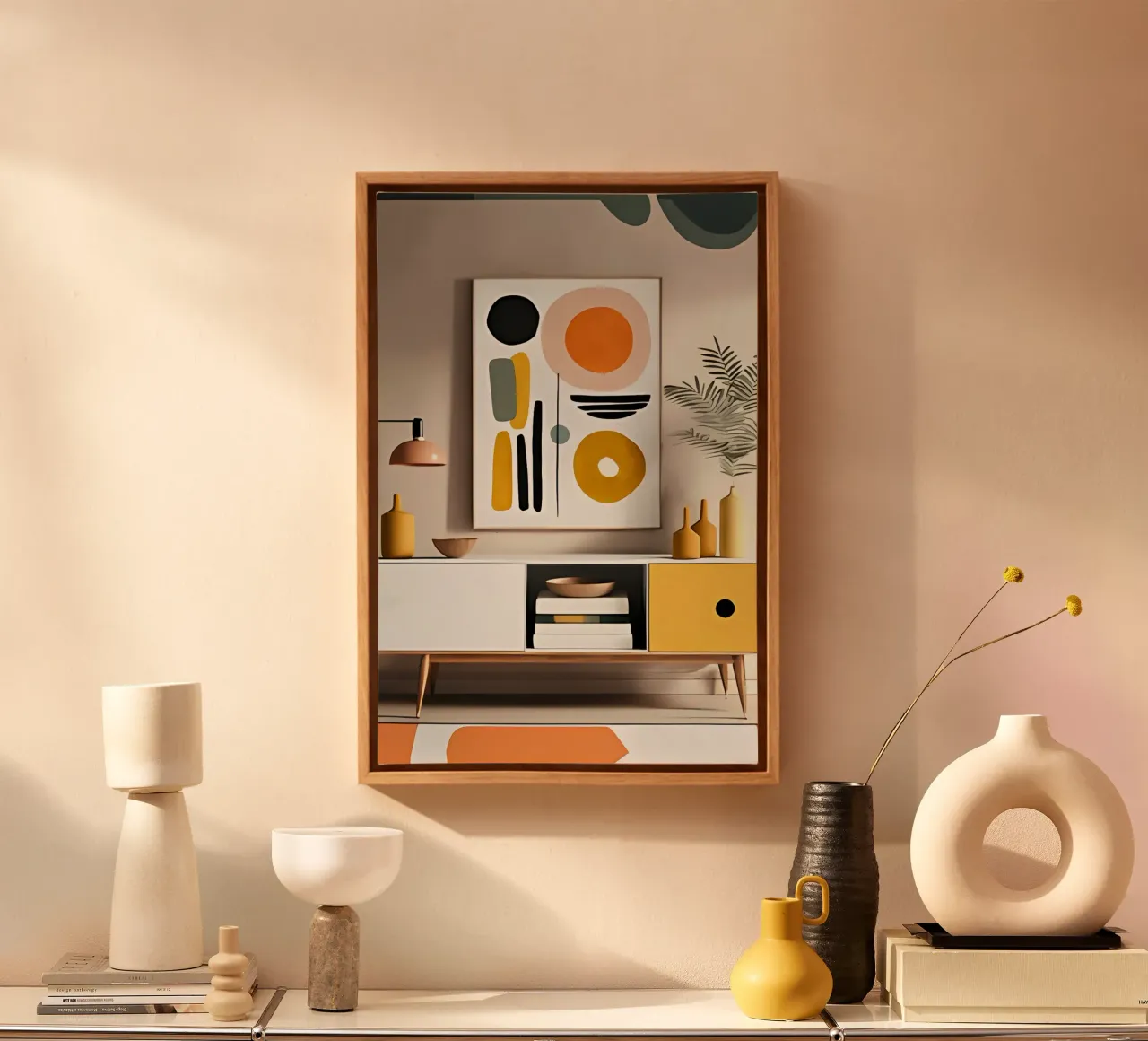 Minimalist Art Poster 606 Leinwand von ahmiaLodri