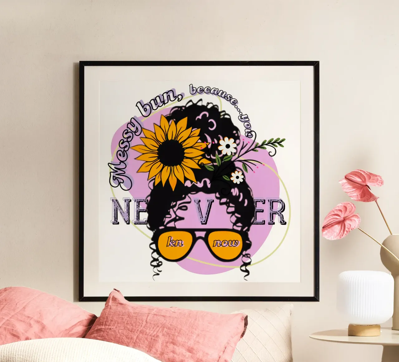 Time for Messy Bun hahnemühle by Eni Brandon