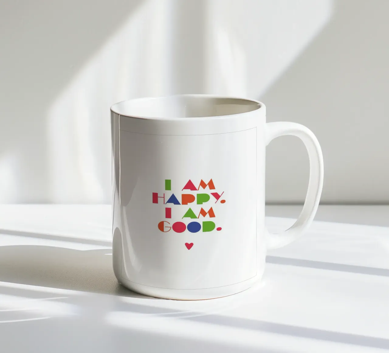 I am happy, I am good tazza in ceramica da maramirage