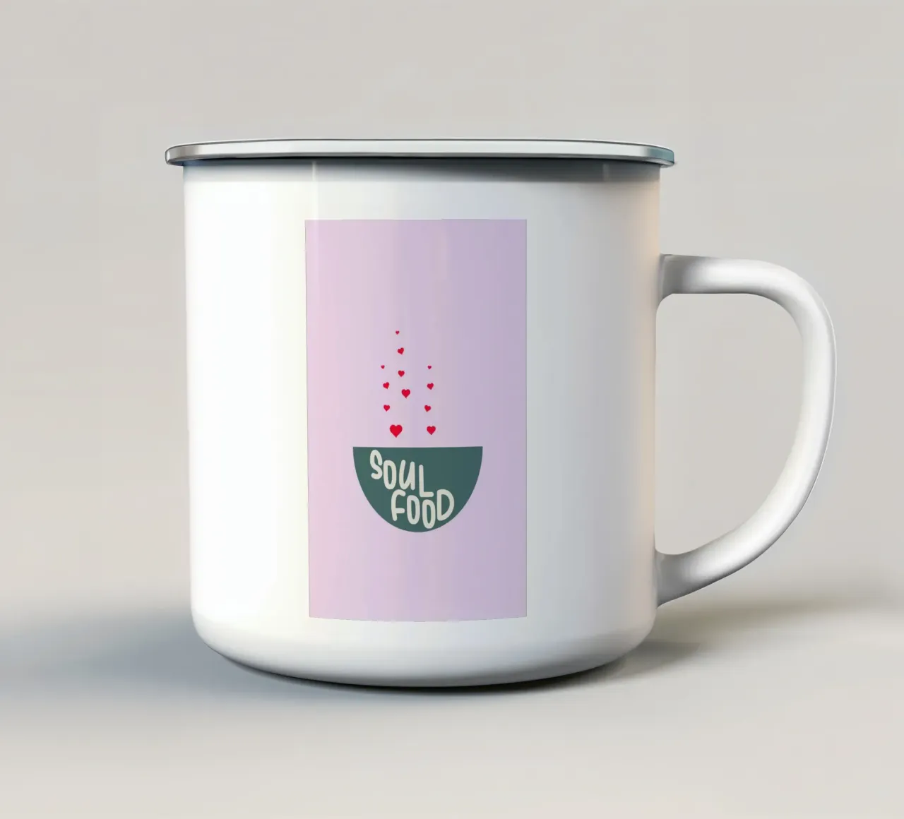 Soulfood tazza in smalto da maramirage