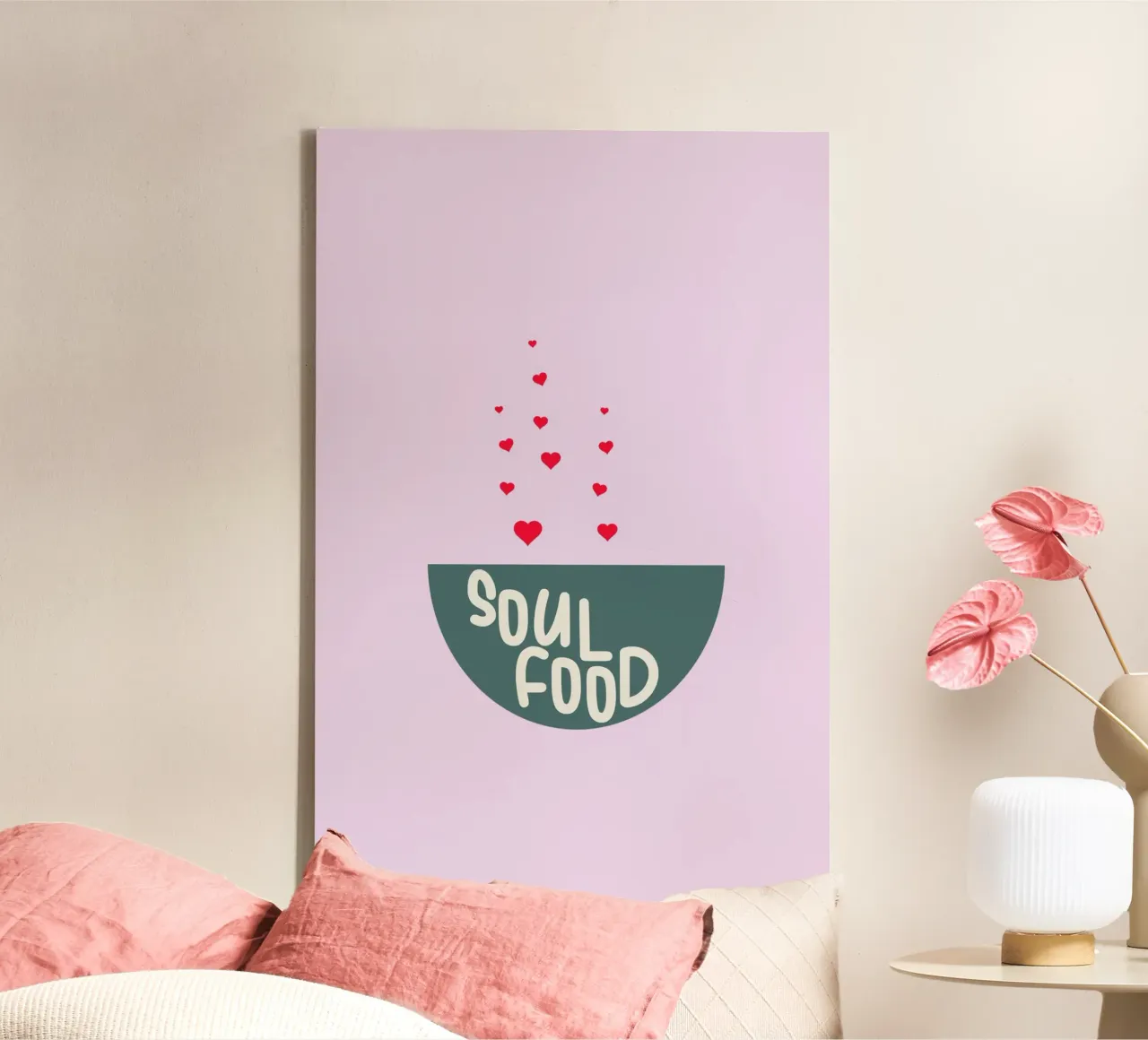 Soulfood tela con Cornice a cassetta da maramirage