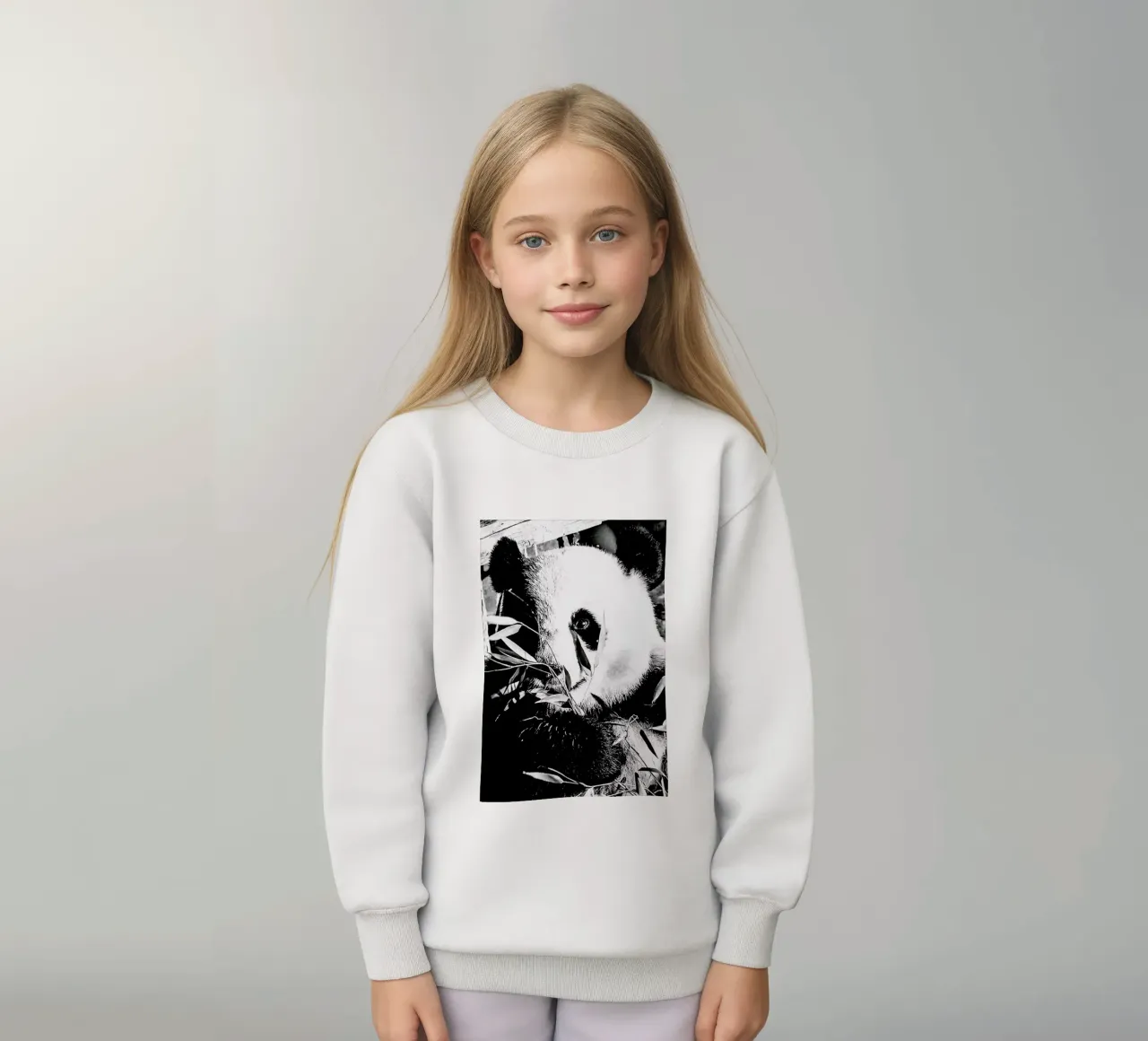 Hungry Panda kids sweatshirt by Babett Schultze