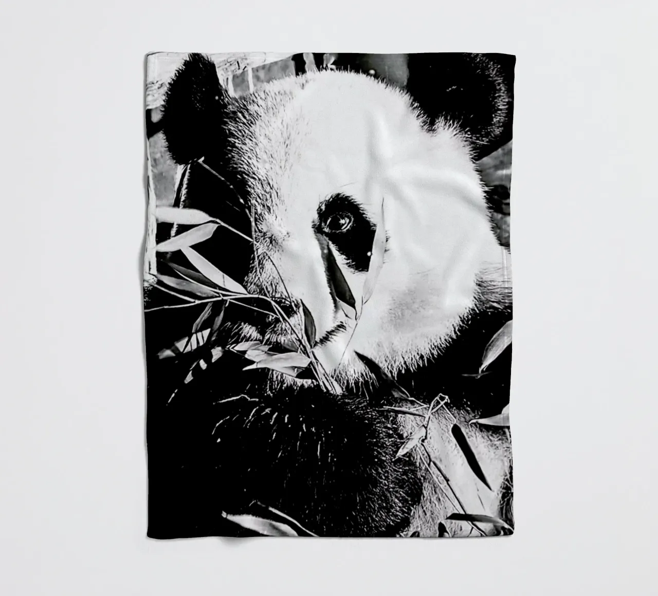 Hungry Panda fleece blanket by Babett Schultze