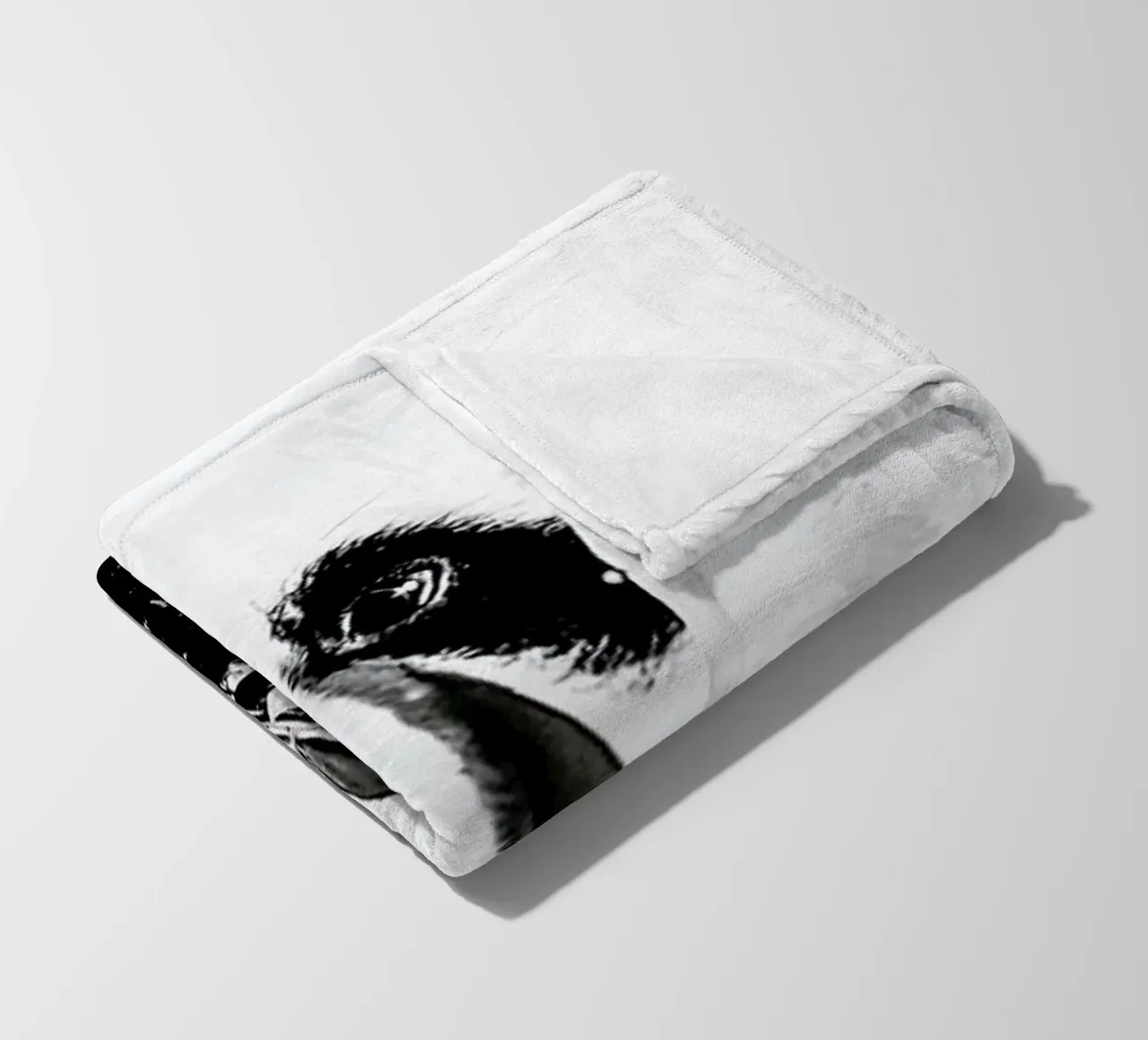 Hungry Panda fleece blanket by Babett Schultze