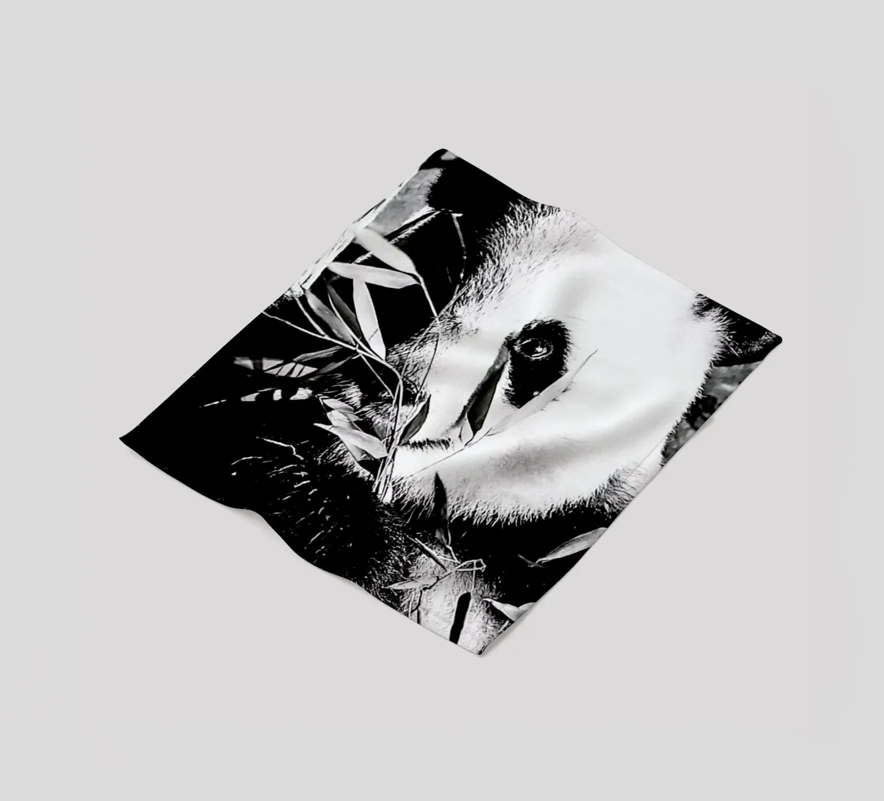 Hungry Panda fleece blanket by Babett Schultze