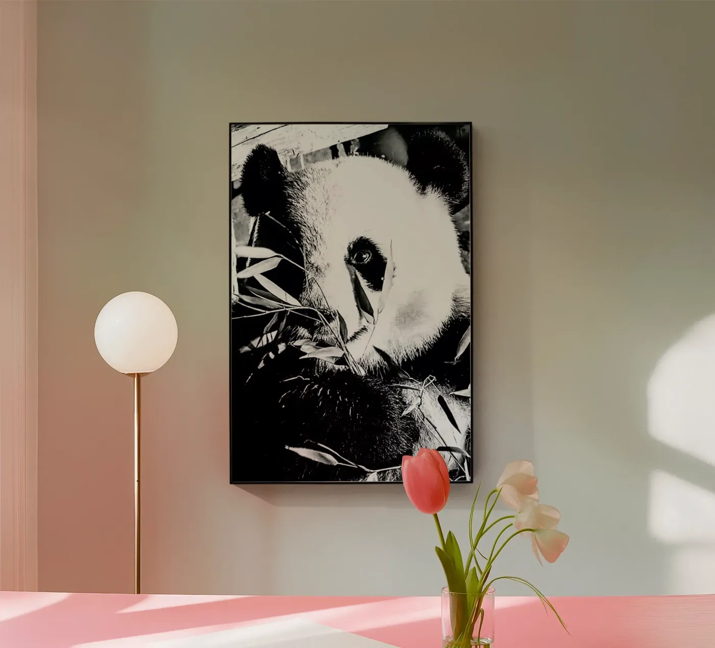 Hungry Panda Acryl-Glas von Babett Schultze