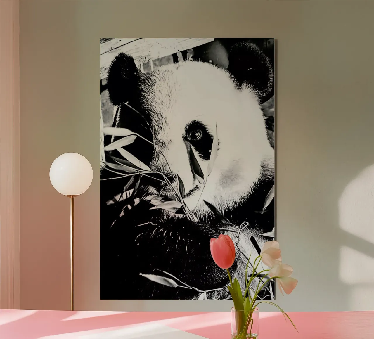 Hungry Panda alu-dibond by Babett Schultze