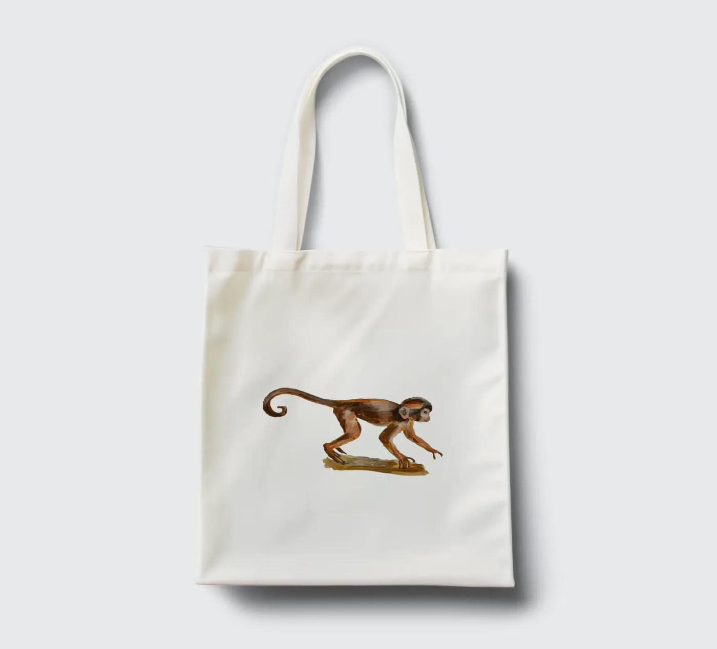 Monkey tote bag by Femke Zwaan