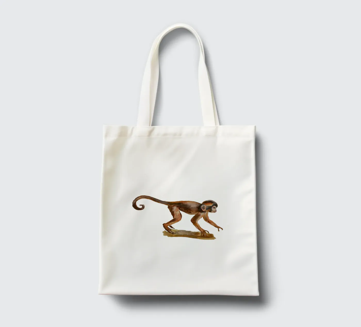 Monkey tote bag by Femke Zwaan