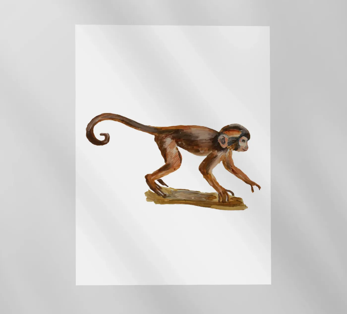 Monkey Backlit Folie von Femke Zwaan