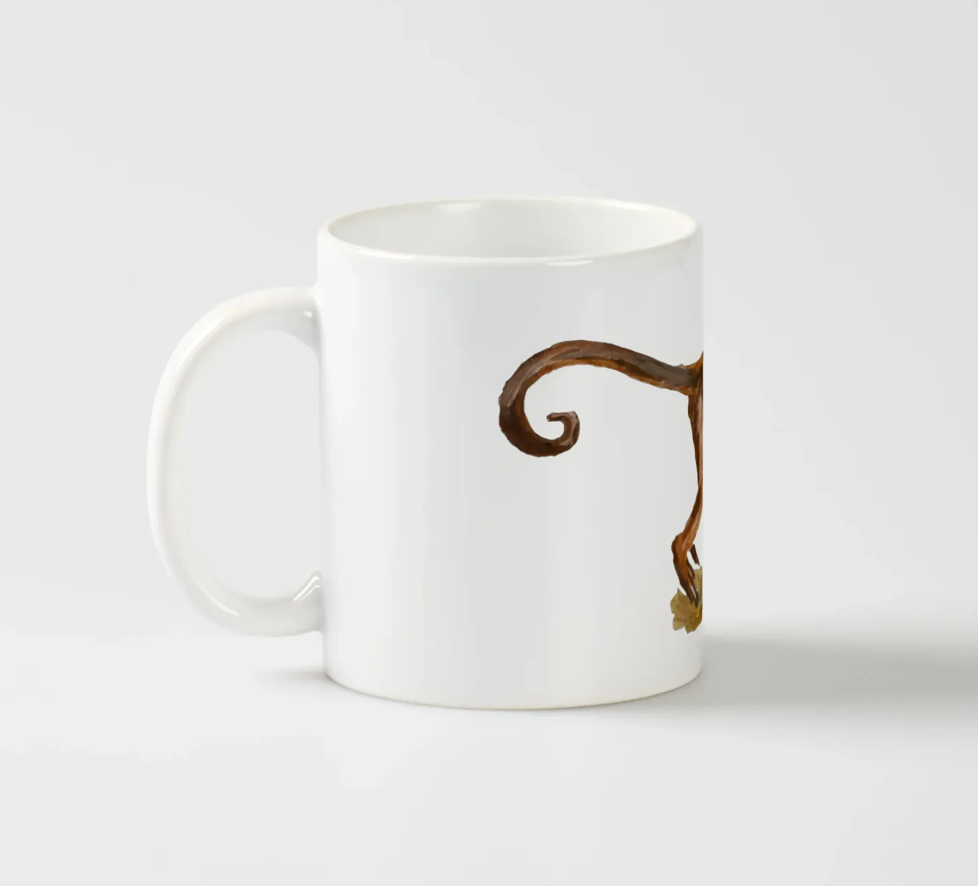 Monkey ceramic mug by Femke Zwaan