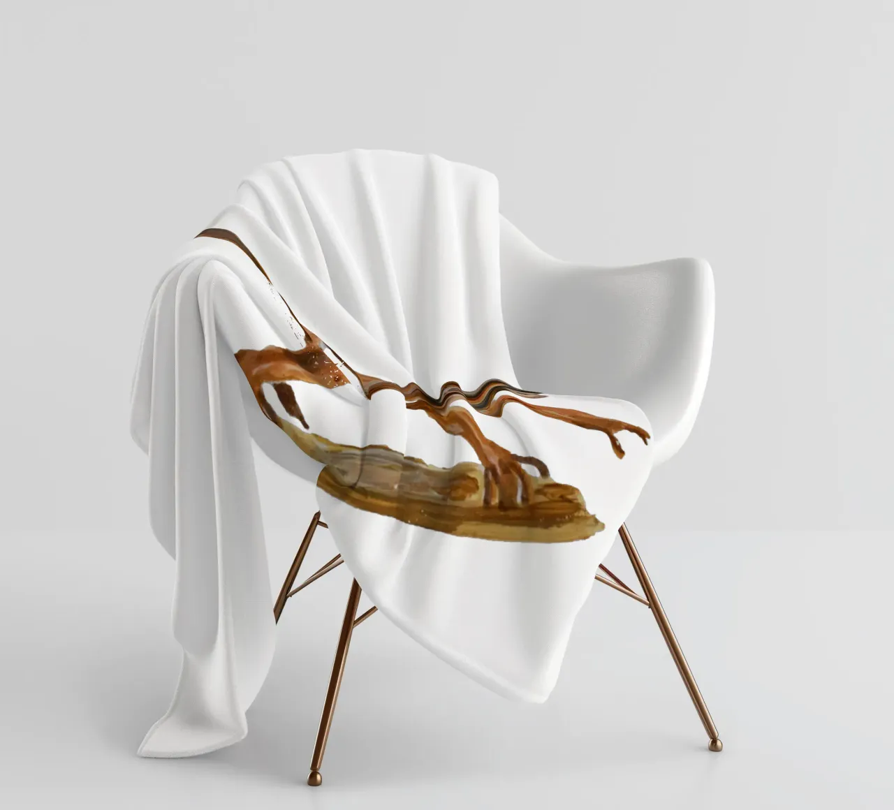 Monkey Fleecedecke von Femke Zwaan