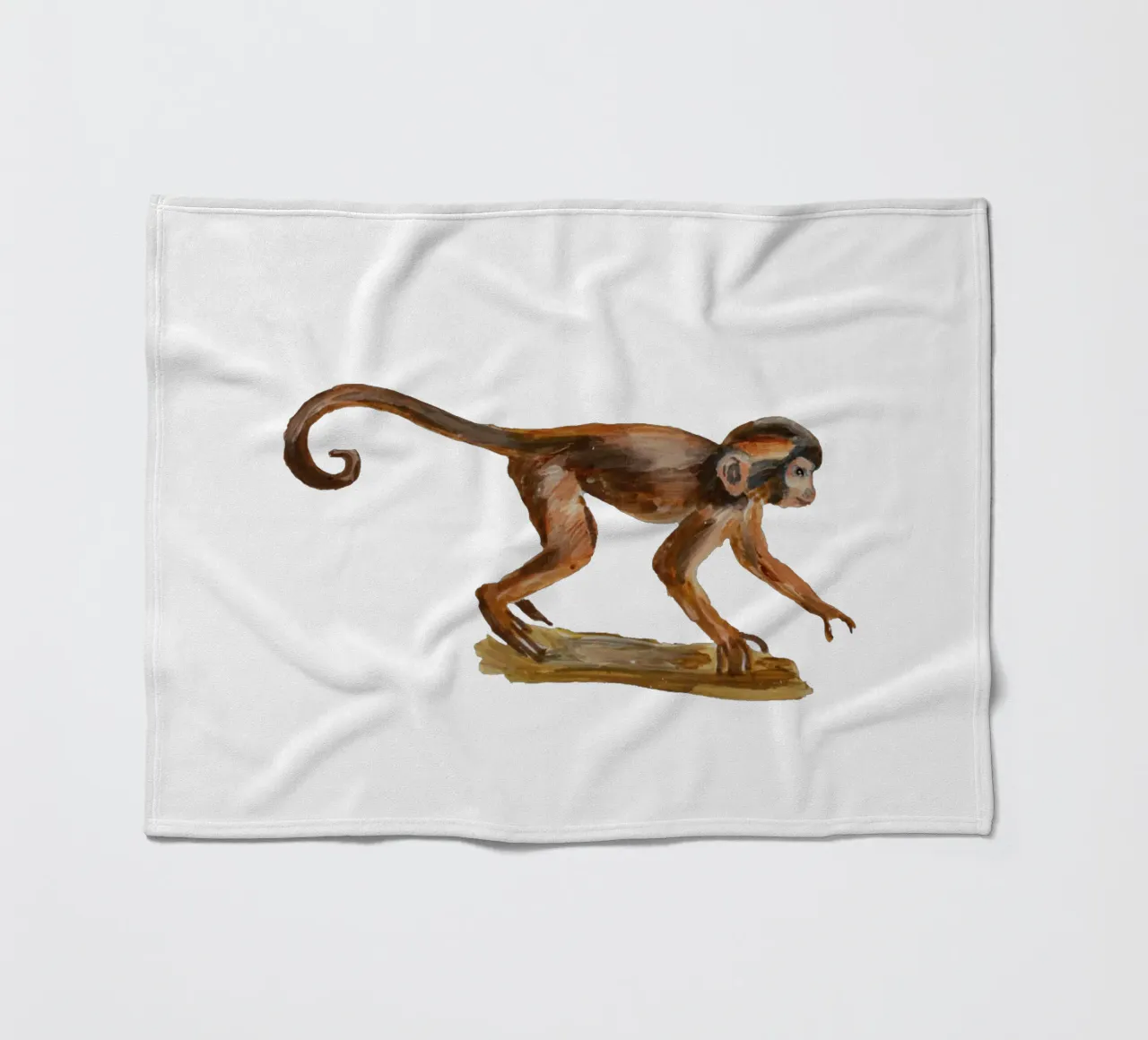 Monkey Fleecedecke von Femke Zwaan