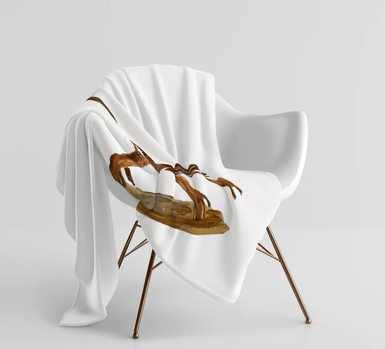 Monkey Fleecedecke von Femke Zwaan