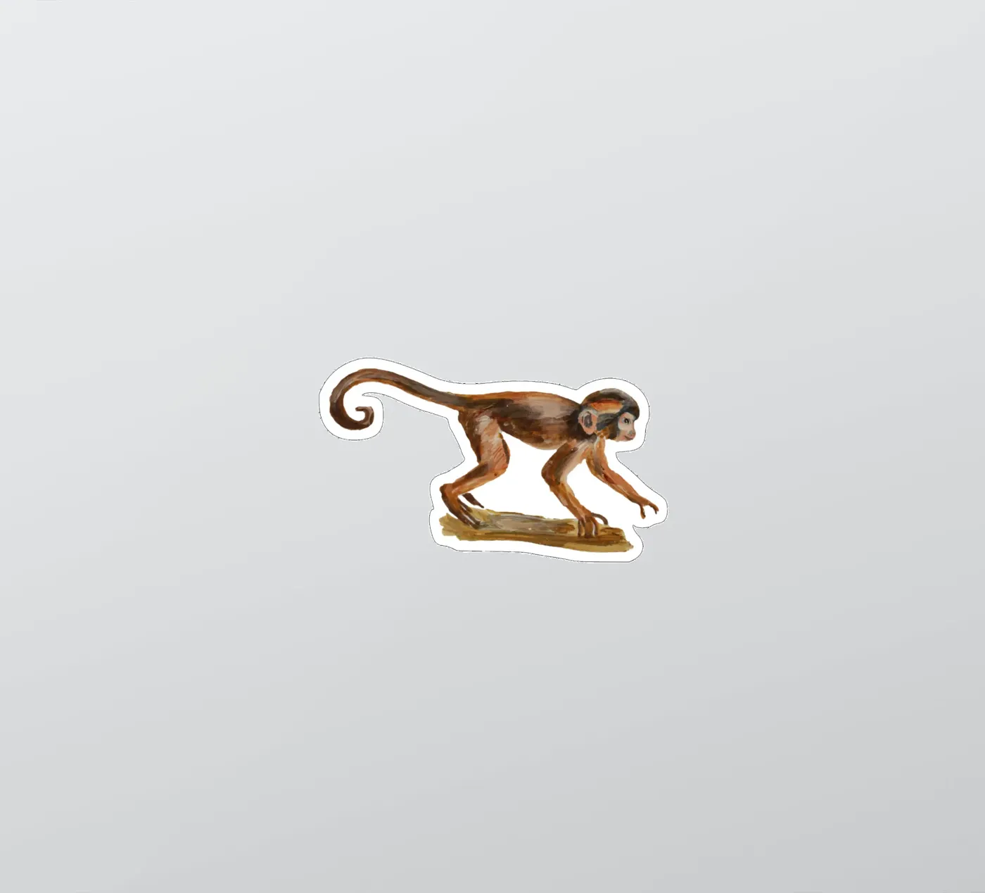 Monkey adesivo da Femke Zwaan