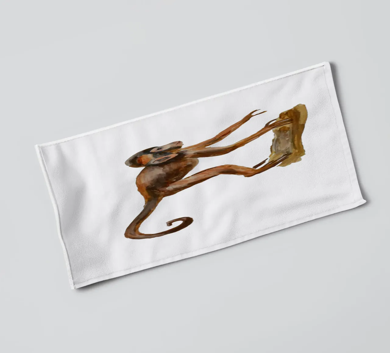 Monkey towel by Femke Zwaan