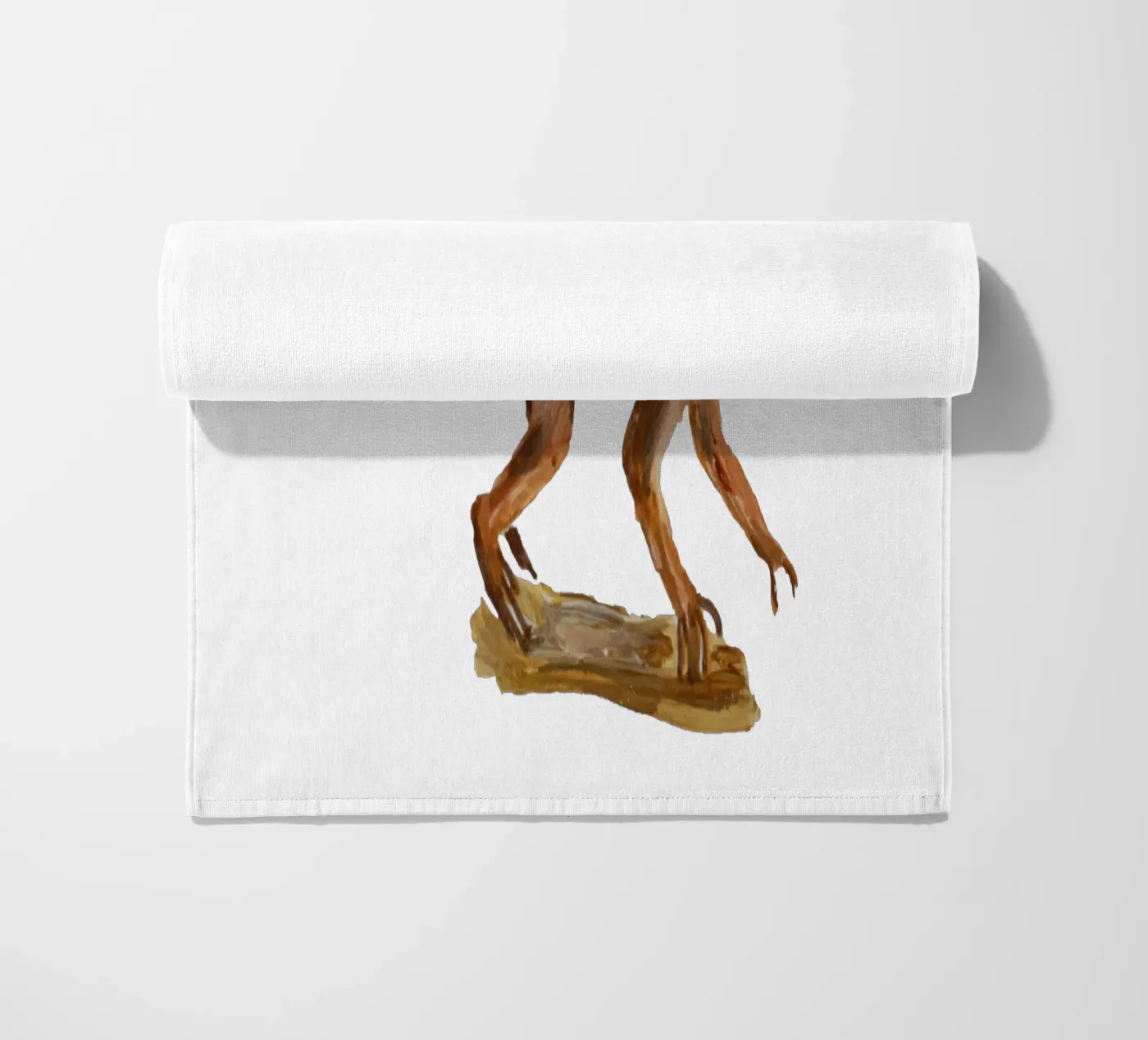 Monkey strandhanddoek van Femke Zwaan