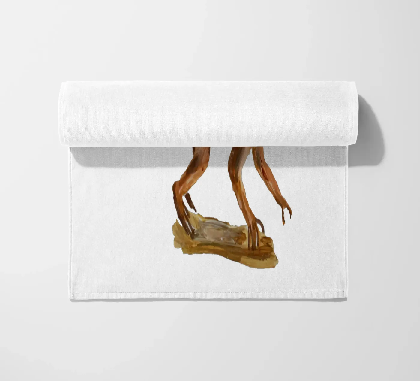 Monkey strandhanddoek van Femke Zwaan