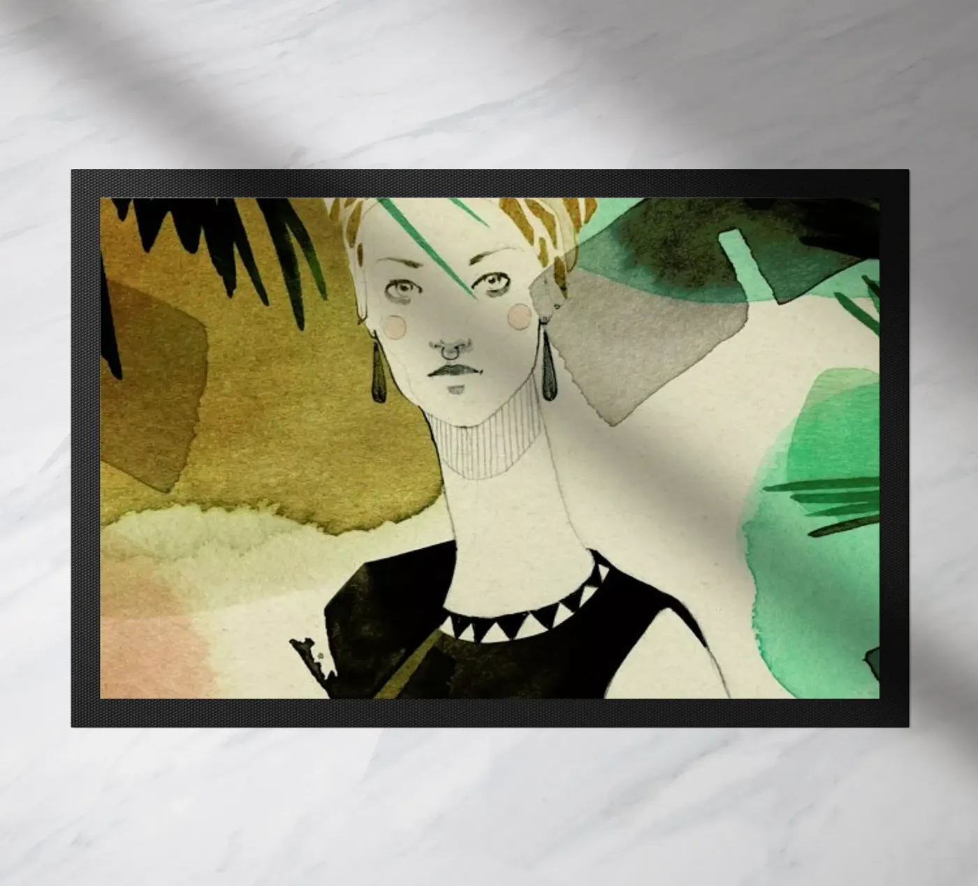 Laguna Fußmatte von Ekaterina Koroleva