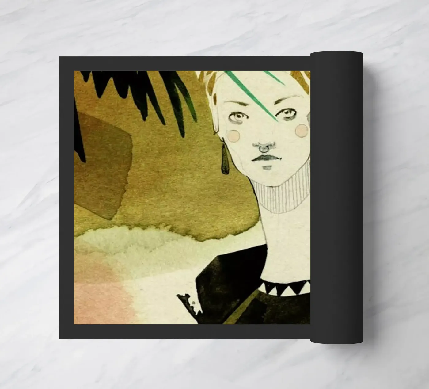 Laguna Fußmatte von Ekaterina Koroleva