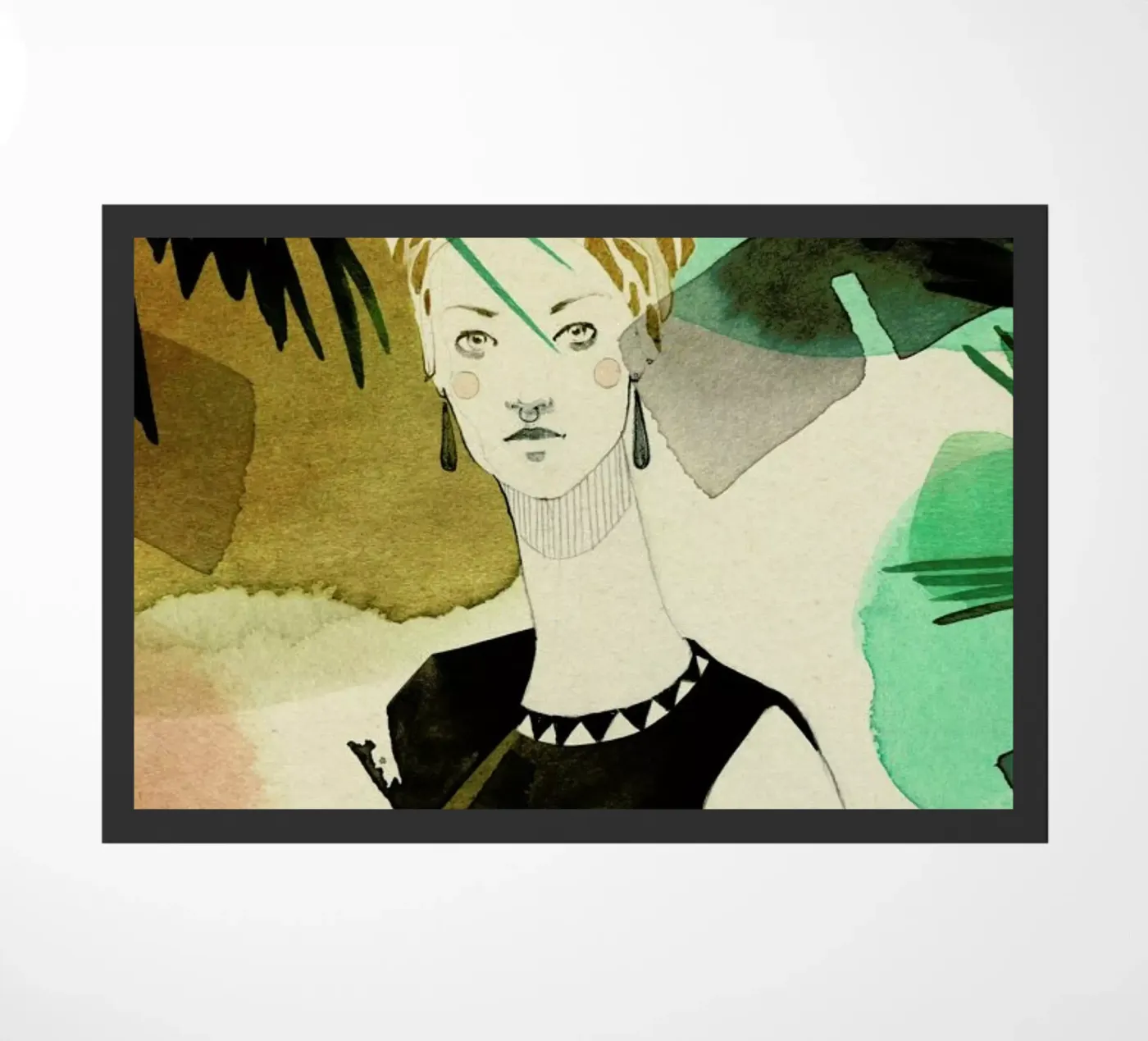 Laguna Fußmatte von Ekaterina Koroleva