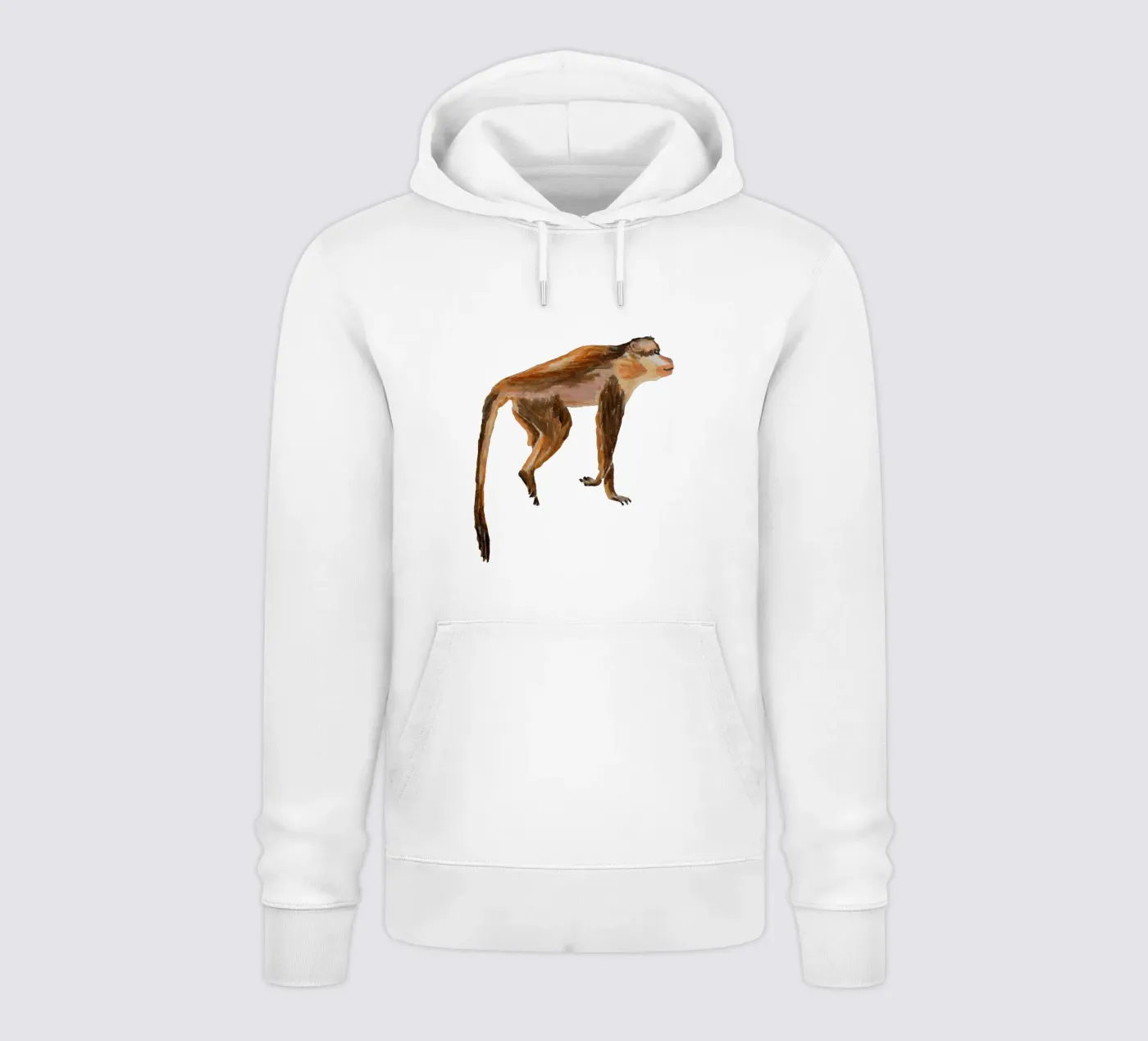 Monkey hoodie van Femke Zwaan