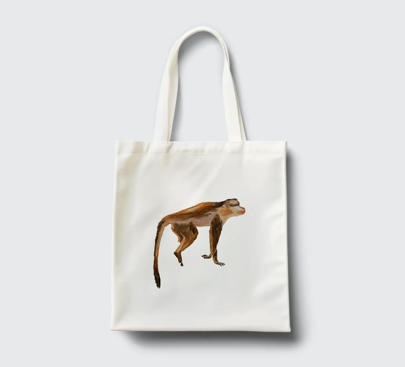 Monkey tote bag by Femke Zwaan