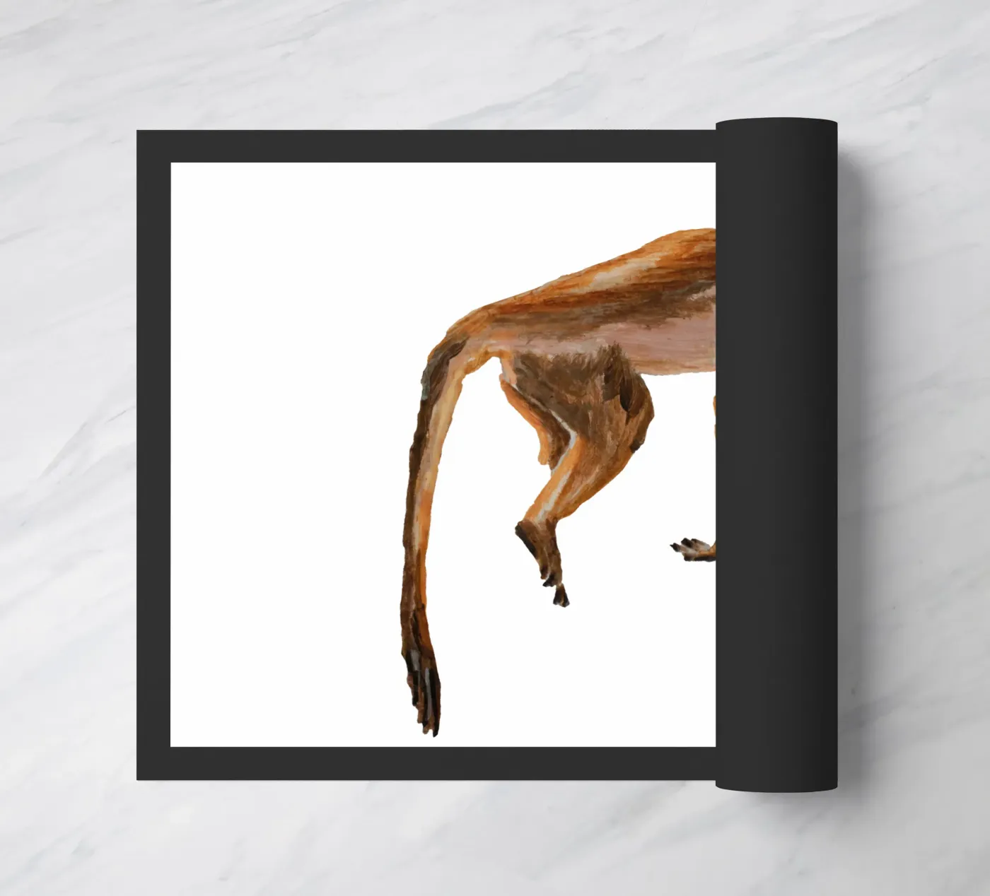 Monkey Fußmatte von Femke Zwaan