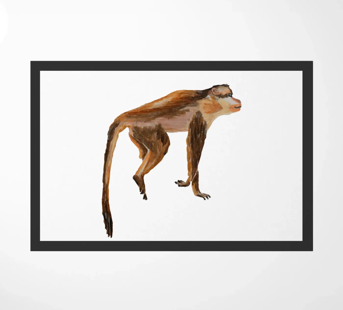Monkey Fußmatte von Femke Zwaan